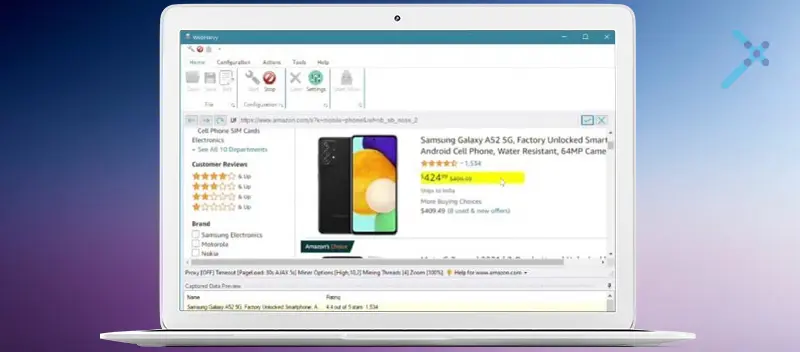 Программа WebHarvy