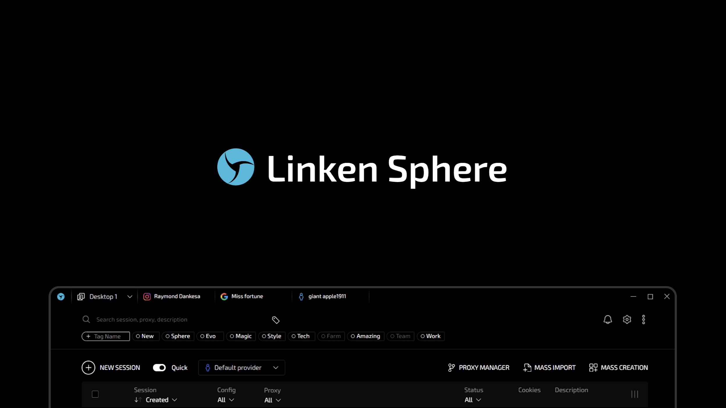 Linken Sphere - антидетект браузер который стоял у истоков