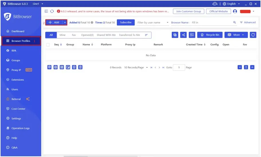 Инструкция по настройке прокси в Bit Browser