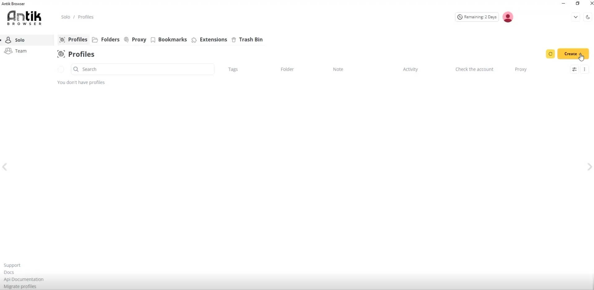 Настройка прокси в антидетект браузере Antik browser
