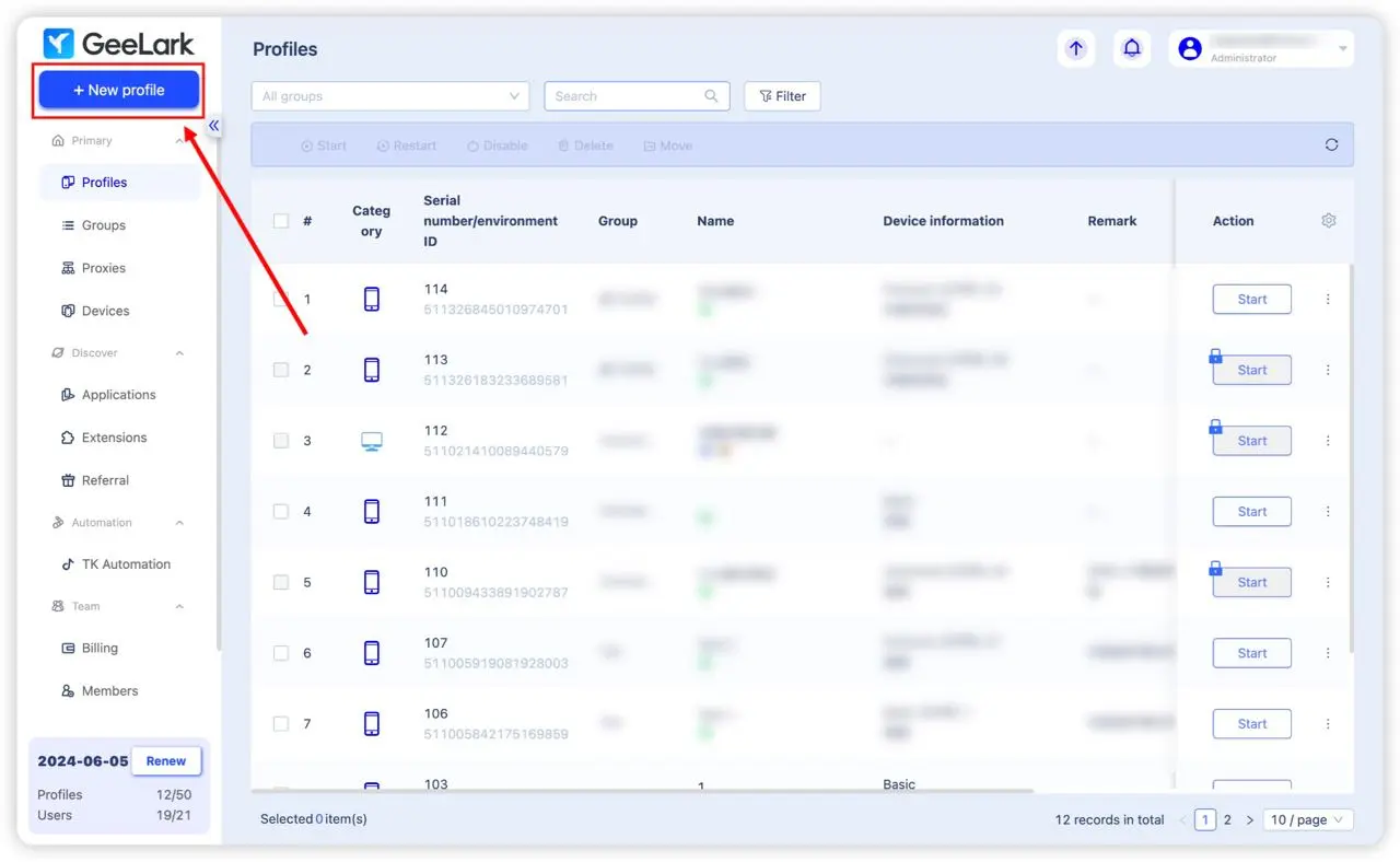 Инструкция по настройке прокси в мобильном антидетекте GeeLark